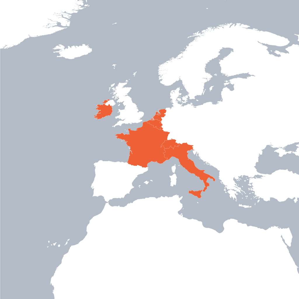 Specialist transport involving Western Europe